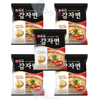 농심 감자면 117g 5봉