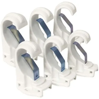 커튼브라켓 커튼봉 세트 화이트 부속품 1+1 25mm