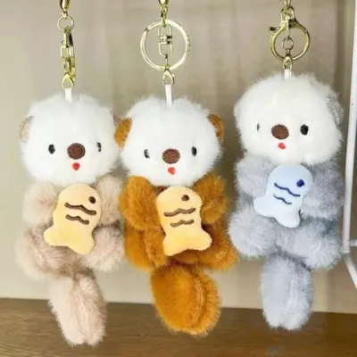 키링 백꾸 키링 동물 바다 우정 애착 생일 해양 해달 붕어빵 동물 수달 커플 친구 선물 캐릭터 인형 가꾸