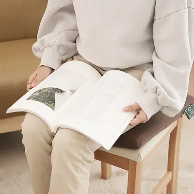 북카페사무실 공부집중 고밀도 메모리폼 사각쿠션방석