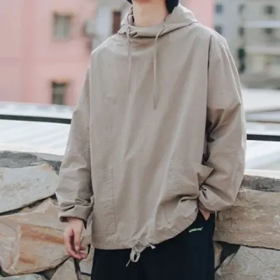 남성 바람막이 자켓 간절기 야상 점퍼 후드 집업 3컬러