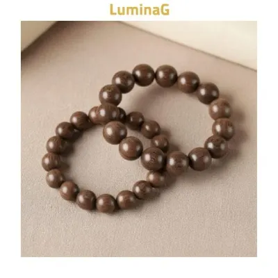 팔찌 박달나무 원목 소원성취 재물 행운 액막이 액운차단 합장주 데일리 외출