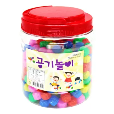 공기놀이 공기알 칼라 공깃돌 대용량 (약300개) KC인증 민속놀이 전통놀이