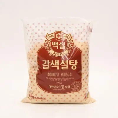 백설 갈색 설탕 1kg 흑설탕 제과제빵설탕 갈색당