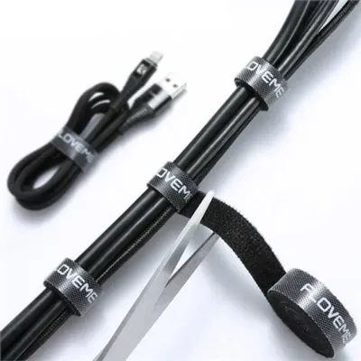 케이블 정리 타이 전선 선정리 밴드 재사용 찍찍이 사무실 충전 묶는 이어폰 멀티탭 유선