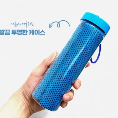 빅사이즈 대형 스포츠타올 + 케이스증정 아이스 냉감 쿨타올 쿨링타월 등산 야구 족구 테니스 농구타올