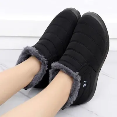 2컬러 따뜻한 겨울 패딩 털안감 운동화