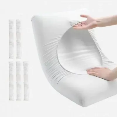 베개커버5p 쿠션 깔끔한 일회용 페이퍼 교체 부직포 밴드형 기내 호텔 개미물류 위생시트 여행용