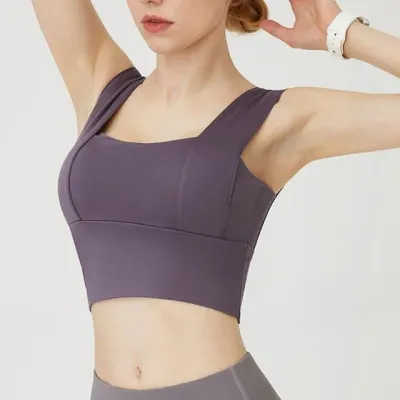 필라테스 요가 요가복 상의 나시 민소매 크롭 브라탑 폴웨어 폴댄스