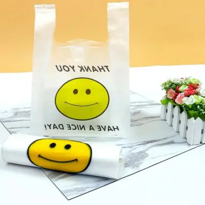 비닐봉투 100매 배달용 마트용 PE 투명 52CM