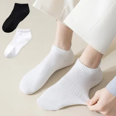 여자 스니커즈 양말 컬러 여성용 기본 삭스 학생 교복 흰색 검정양말