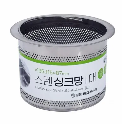 삼정076 욕실 배수구망 스텐 싱크망 대형