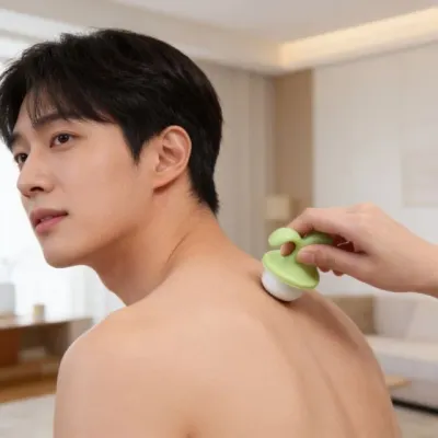 새싹 마사지기 지압기 뭉친 근육 혈자리 자극 도구 사무실 홈케어 힐링 아이템