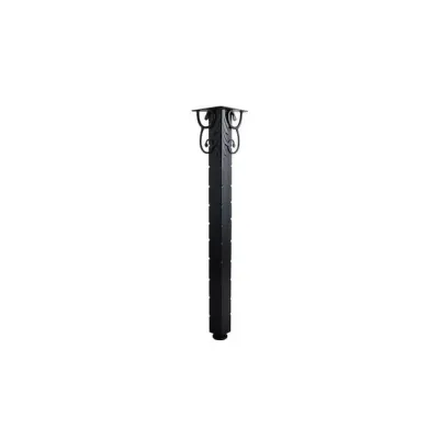 다용도 철제 사각 식탁다리 H003 흑색 길이 700mm