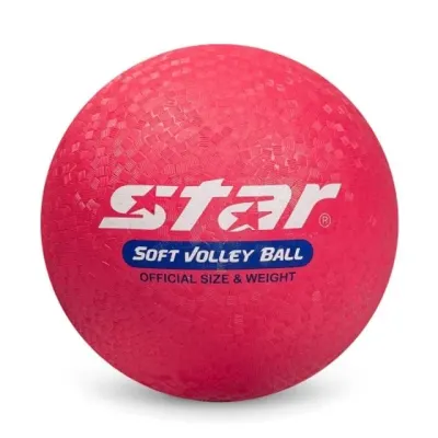스타 소프트 발리볼 8호 CB818-04 레드 - 개 (1개입) 소프트발리볼 피구볼 배구공