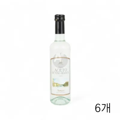 안티치콜리 아그레스테 몬 아쎄토 디 비노 비앙코 발효식초 500ml X 6개 화이트와인식초 이탈리아식초
