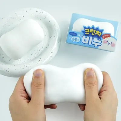 핑크풋 바자작 비누 크런치 슬랑이 말랑이 피젯토이 (낱개 1개)
