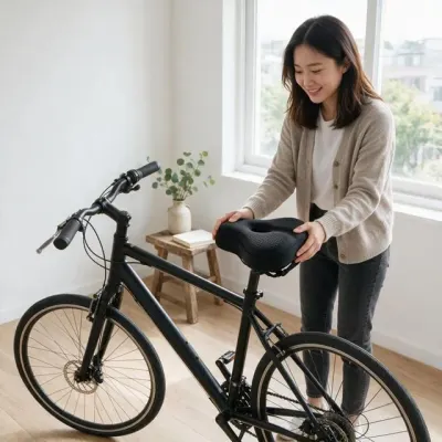 자전거 안장커버 젤쿠션 메모리폼 라이딩용 자전거용품 MTB 로드바이크