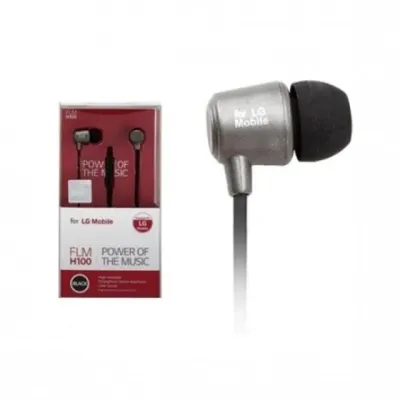 포엘지모바일/for LG Mobile 스마트폰용 이어폰 FLM-H100 블랙 유선이어폰 - 개 (1개입) 리튬건전지 코인전