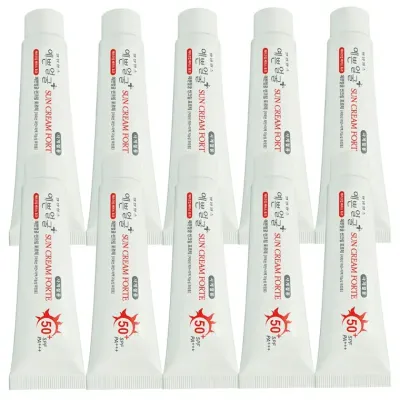 웰빙헬스 예쁜얼굴 썬크림 포르테 25g x 10개