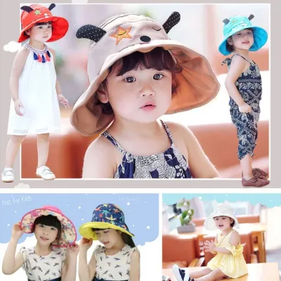 [포엘] 러블리 아동모자 유아 돌돌이모자 비치모자 여행모자 썬캡