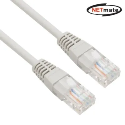 NETmate CAT5E UTP다이렉트 케이블그레이 7m