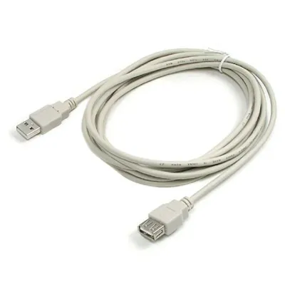 Coms USB 연장 케이블 3M. USB M F A타입 AM to AF(AA형 USB-A to USB-A)
