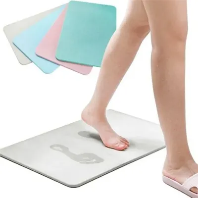 규조토 발 매트 욕실 발 매트 물기제거 화장실 흡수력 건조 현관 흡수