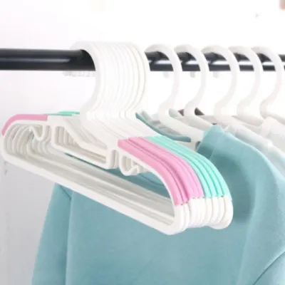 유아 아동 논슬립 정리 소품 옷걸이 30P 화이트