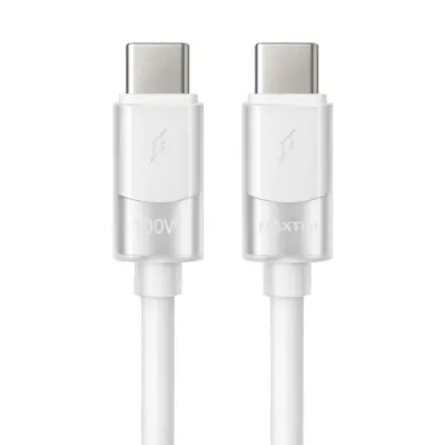 맥스틸 C타입고속충전케이블 C to C 100W 초고속 케이블 1M (화이트) (MT-CC1M)