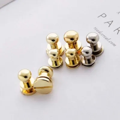 가죽 가방 솔트레지 솔트리지 6 8mm 4color 단추 재료 부자재
