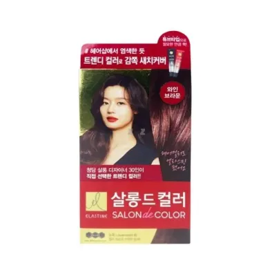 간편새치커버 와인브라운1p 새치용 헤어컬러 셀프염색