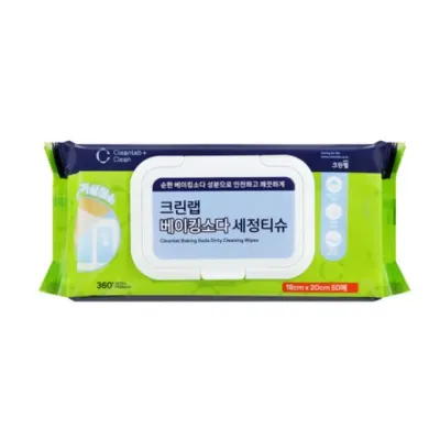 [도매포유]크린랩 베이킹소다 세정티슈 50매