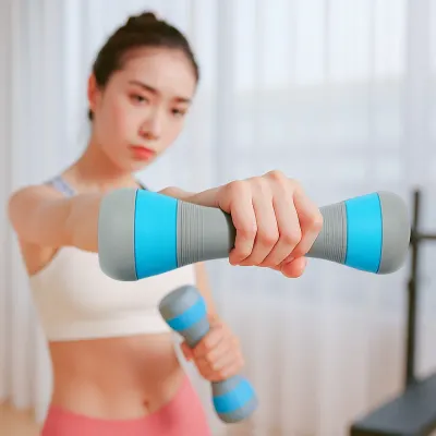 스텝바디 무게조절 덤벨 아령 2개세트(2kg) (블루)