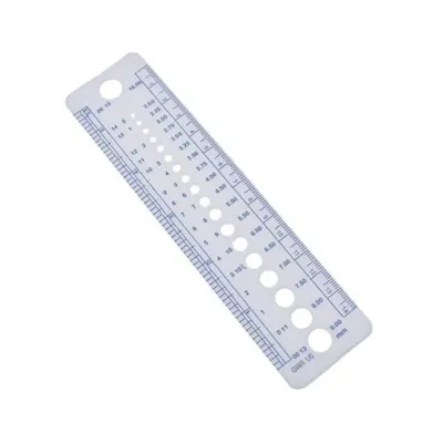 뜨개질 게이지