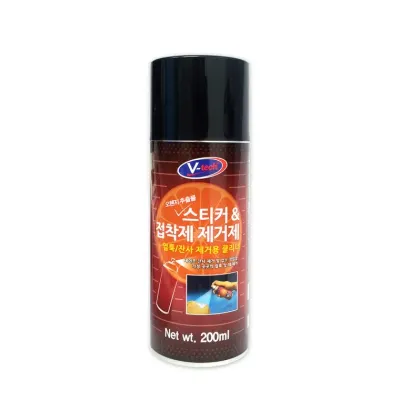 브이텍 스티커&접착제제거제 스티커 접착제 제거제 얼룩 잔사 끈끈이 타르 주차딱지 테이프 크리너