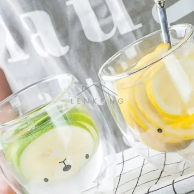 커피유리컵 쥬스컵 음료수컵 컵선물 내열유리잔 매장컵