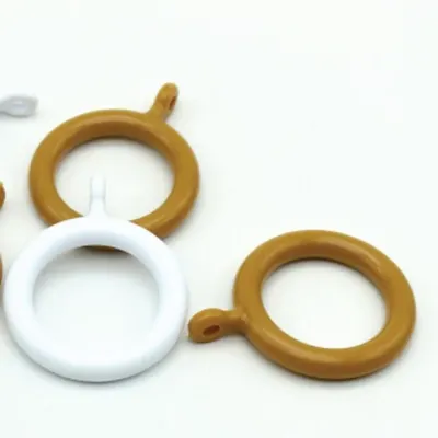 커튼링 고리 커텐부속 소품 27mm 미니 10개입 커튼브라켓 커튼링집게 세트