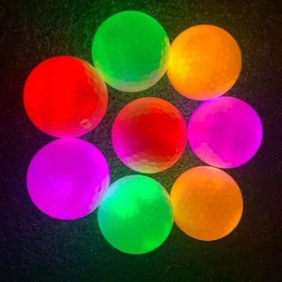 골프마스터 MY LED 발광 2피스 골프공(6개) 야간 발광