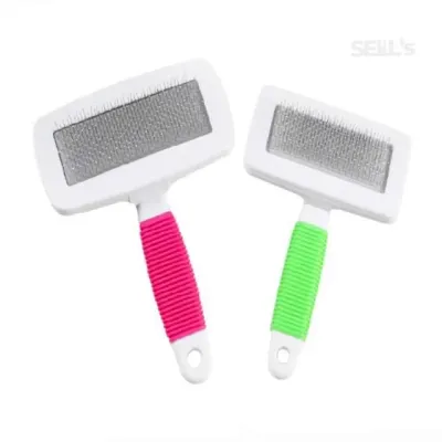 애견슬리커브러쉬색상랜덤 애견털제거 반려동물털제거