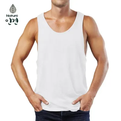 남성 민소매 쿨 인견 런닝 110까지