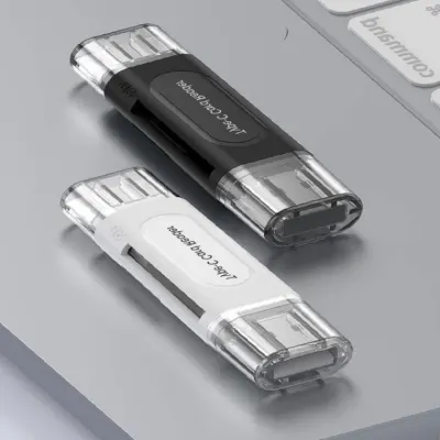 고속 메모리 슬롯 카드리더기 멀티 SD USB 전송 연결 TF 더블