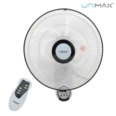 유니맥스R8343W/16인치(40cm) 리모컨 벽걸이선풍기 3엽 시원한 식당 가정용 업소용 공업용