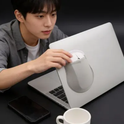 마우스 파우치 수납 가방 정리함 데스크 오피스 주변기기 거치 보관 케이스