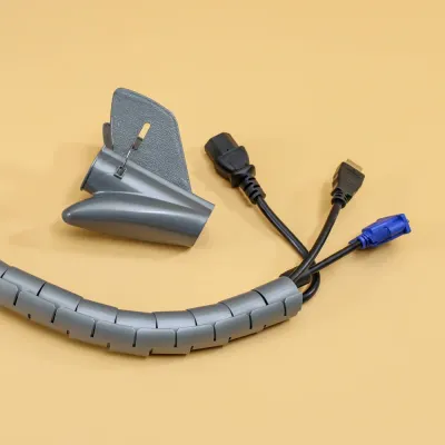 5m 스피드 전선정리 스네이크 커버(22mm) (그레이)