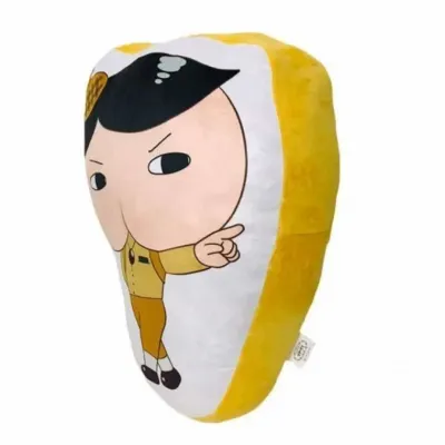 엉덩이탐정 프린트 쿠션 인테리어쿠션 소파등받이쿠션 패브릭쿠션