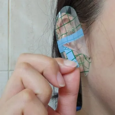 귀마개 방수스티커 귀마개 테이프 이어패치