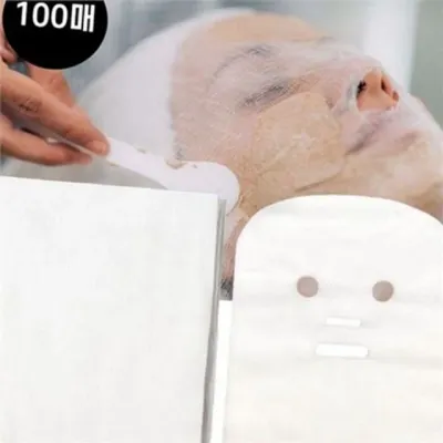 얼굴 모델링 거즈 순면 모델링 거즈 일회용 홈케어 대용량 피부 마스크팩 토닝 스킨