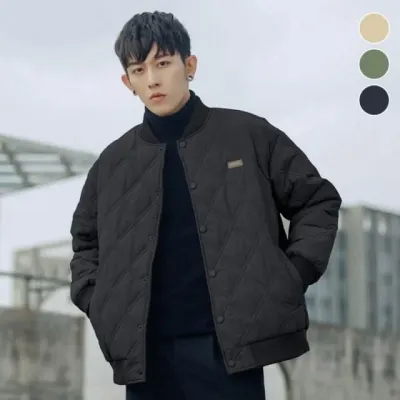 남성 퀼팅점퍼 군용 깔깔이 경량 패딩 자켓 퀼팅 아우터