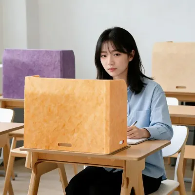 책상 가림막 파티션 S 가림판 사무실 방음 칸막이 공간 집중 학습 독서실 공부책상